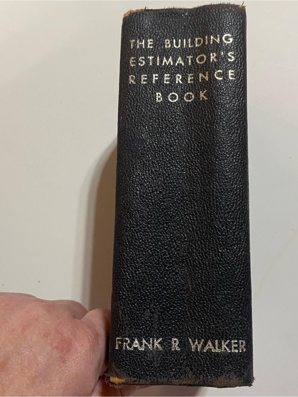 1940 Walker Building Estimator’s Reference Book Vintage Contractor Handbook